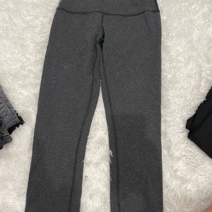 Heathered Grey Lululemon Leggings! Size 4